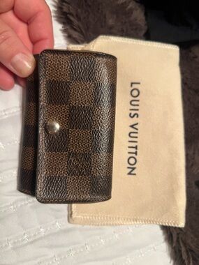 Louis Vuitton Brown Damier Canvas Key Holder